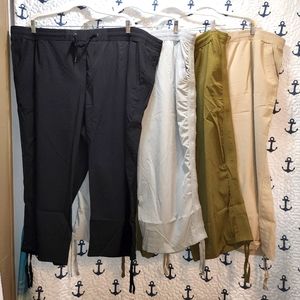 NWT Lot of 4 Women's Lightweight Capris by Attyre. Size 22W